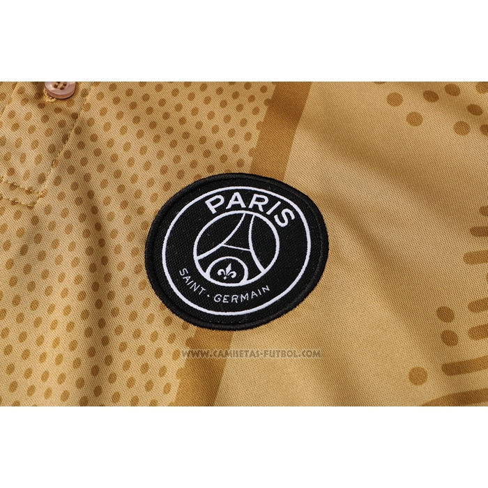 Camiseta Polo del Paris Saint-Germain 2021-2022 Oro